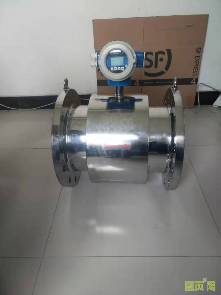 DN250全不銹鋼電磁流量計四氟襯里，可以當鏡子