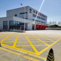 蘇州園區(qū)斜塘消防通道路面標(biāo)線一米價(jià)格 蘇州工廠畫線價(jià)格
